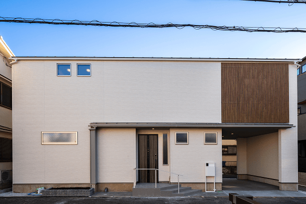 2階LDKが魅力の家の外観