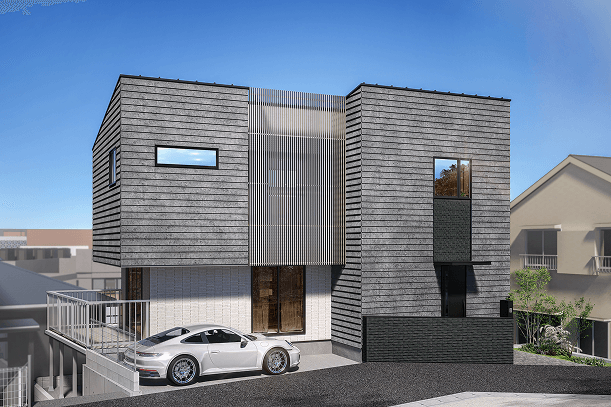 ホテルライクで上質な家の外観